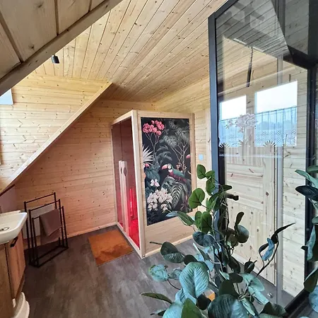 Prázdninový dům Modernes Blockhaus Mit Sauna Flair Lisberg