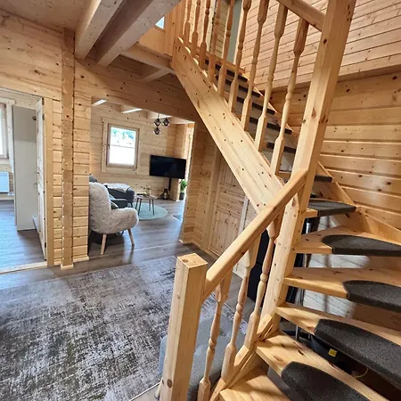 Prázdninový dům Modernes Blockhaus Mit Sauna Flair *